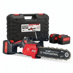 Drujba Electrică 8AH, CAMPION 48V, Lamă 30CM, 2 Acumulatori, fără Perii, Ungere Automată, 1800w