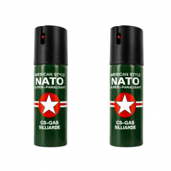 2 x Spray Paralizant NATO 60 ml Jet Dispersant