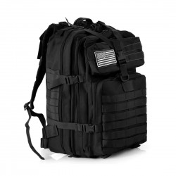 Rucsac Militar Tactic, 45L, 53x35x25CM, Impermeabil, Negru