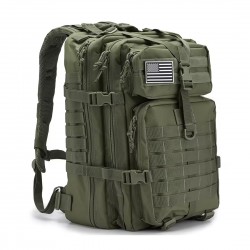 Rucsac Militar Tactic, 45L, 53x35x25CM, Impermeabil, Verde