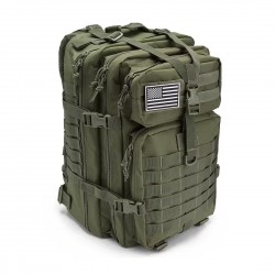 Rucsac Militar Tactic, 45L, 53x35x25CM, Impermeabil, Verde
