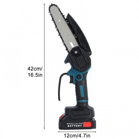 Fierastrau electric de mana 24V, 6 inch, 2 acumulatori, 2 lanturi