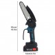 Fierastrau electric de mana 24V, 6 inch, 2 acumulatori, 2 lanturi