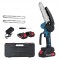 Fierastrau electric de mana 24V, 6 inch, 2 acumulatori, 2 lanturi