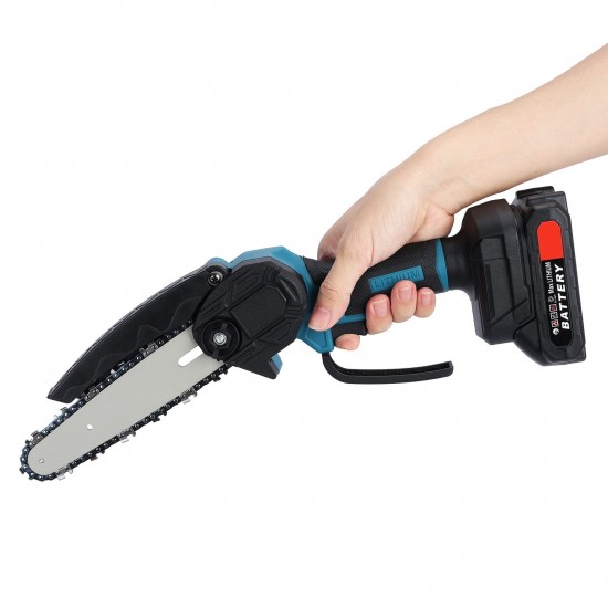 Fierastrau electric de mana 24V, 6 inch, 2 acumulatori, 2 lanturi