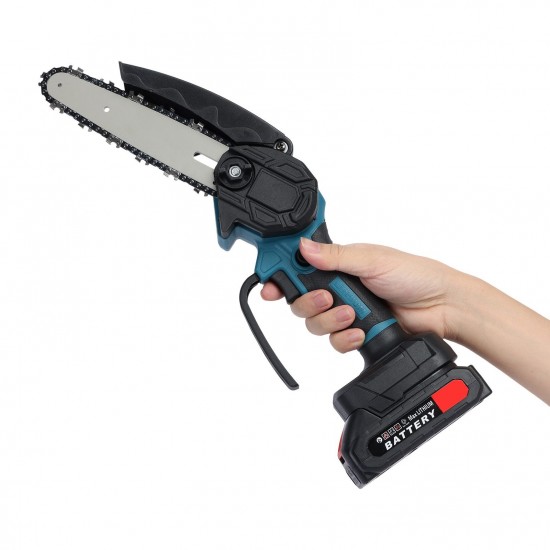Fierastrau electric de mana 24V, 6 inch, 2 acumulatori, 2 lanturi
