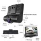 Camera auto tripla L300-1, Full-HD, 3 camere-fata/spate/interior, ecran 4'', G Senzor