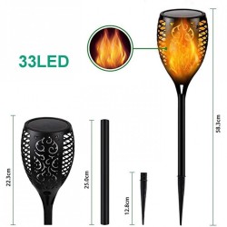 Pachet 4 x Lampa Solara pentru Gradina, Senzor Crepuscular, Forma Torta, Lumina LED, Waterproof