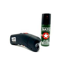 Kit Autoaparare format din Electrosoc Tw-309 si Spray Paralizant NATO 60ml