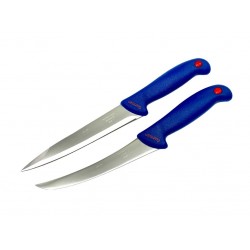 Set 2 x Cutite Profesionale pentru macelarie, 34 cm si 32 cm, injunghiat, dezosat, transat, maner-antiaderent