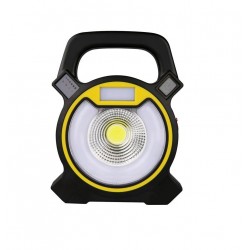 Lanterna reincarcabila LED COB , 1 x USB, incarcare solara
